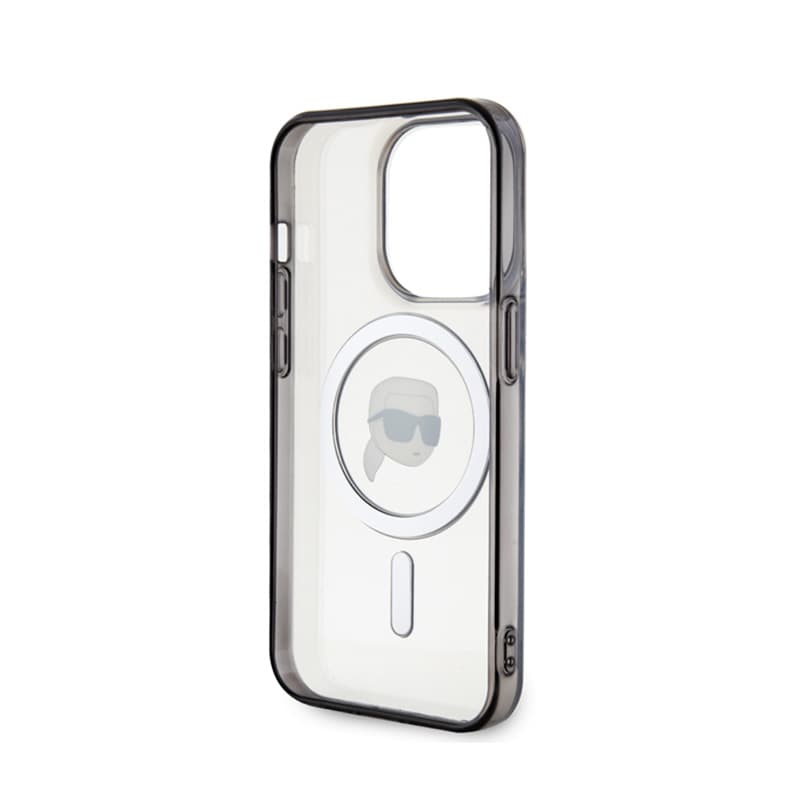 Karl Lagerfeld IML Karl Head MagSafe - Case fir iPhone 15 Pro (Transparent) 7