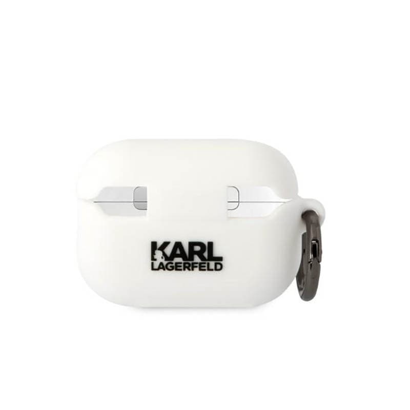 Karl Lagerfeld Silicone NFT Karl Head 3D - AirPods Pro 2 Case (white) 2