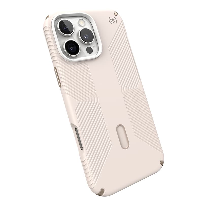 Speck Presidio2 Grip ClickLock & MagSafe - iPhone 16 Pro Max Case (Bleached Bone / Heirloom Gold / Hazel Brown) 8