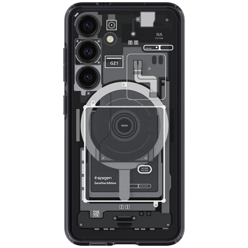 Spigen Ultra Hybrid OneTap Ring MagSafe - Case for Samsung Galaxy S24 (Zero One) 7