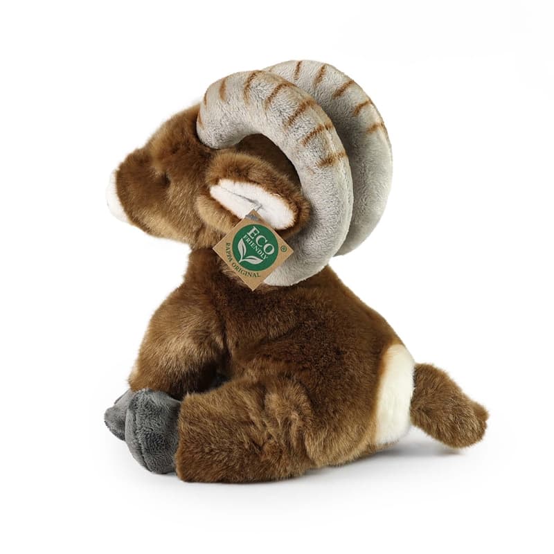 Rappa - Plush realistic plush toy Bighorn Sheep Goat sitting 28 cm Eco-Friendly 4