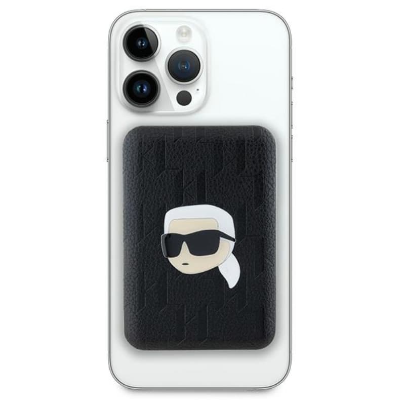 Karl Lagerfeld Karl Head Pin MagSafe - Wireless Power Bank 5000 mAh 15W (black) 2