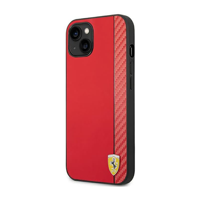 Ferrari Carbon - Case for iPhone 14 Plus (Red) 2