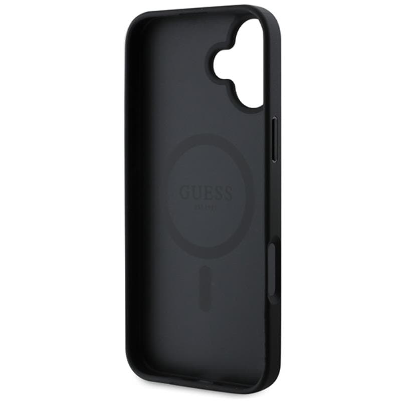 Guess Saffiano Classic Logo MagSafe - Case iPhone 16 Plus (black) 7