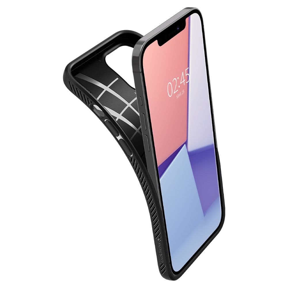 Spigen Liquid Air - Case for iPhone 12 Pro / iPhone 12 (Black) 3
