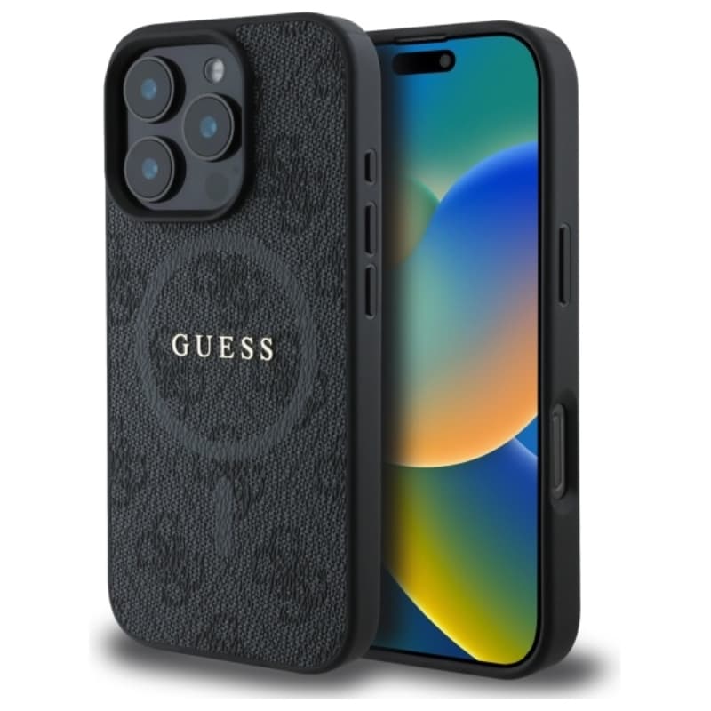 Guess 4G Ring Classic Logo MagSafe - Case for iPhone 16 Pro Max (black) 1