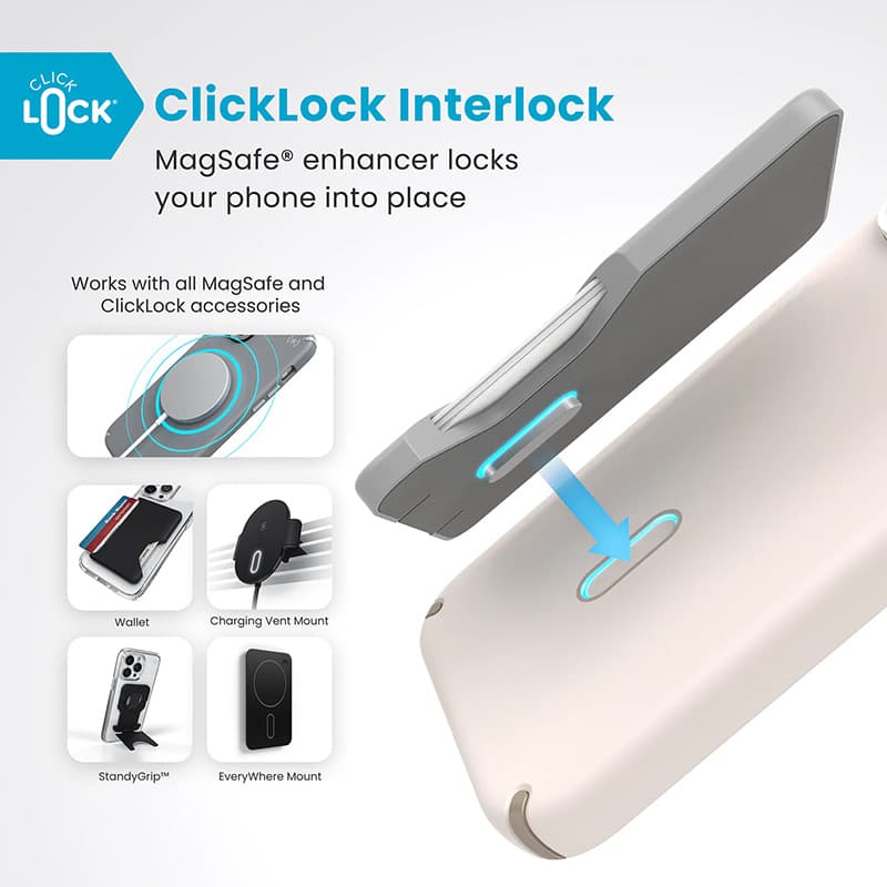 Speck Presidio2 Pro ClickLock & MagSafe - iPhone 16 Pro Max Case (Bleached Bone / Heirloom Gold / Hazel Brown) 2