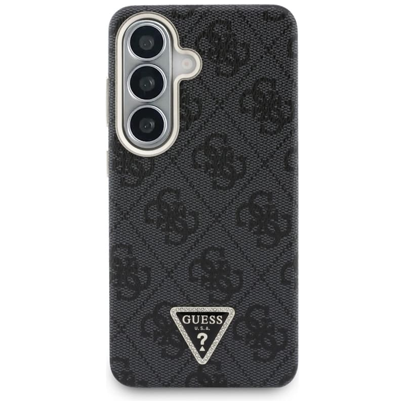 Guess 4G Triangle Logo MagSafe - Samsung Galaxy S26 Case (Black) 3