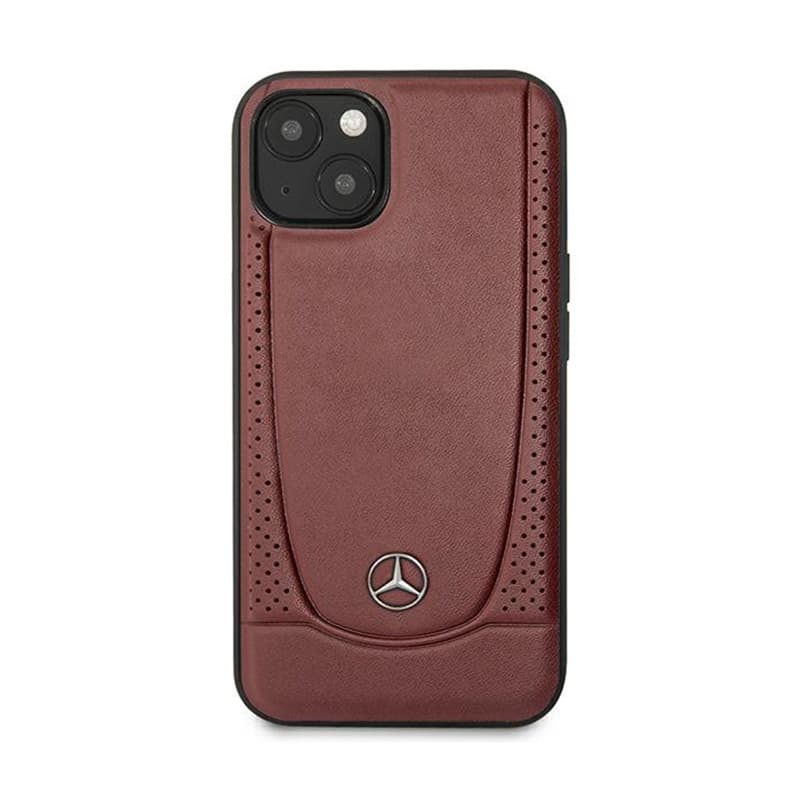 Mercedes Leather Urban Line - Case for iPhone 15 (red) 3