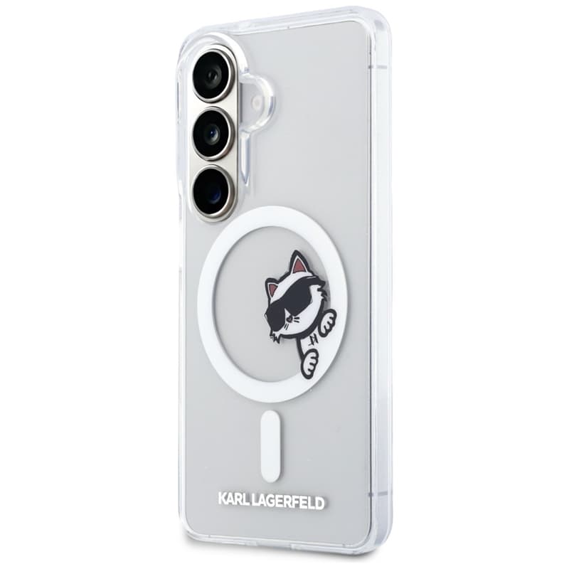 Karl Lagerfeld IML Peekaboo Choupette MagSafe - Samsung Galaxy S26 Case (Clear) 2