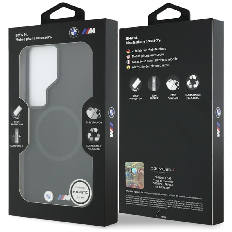 BMW M Metal Logo MagSafe - Samsung Galaxy S26 Ultra Case (Black) 7