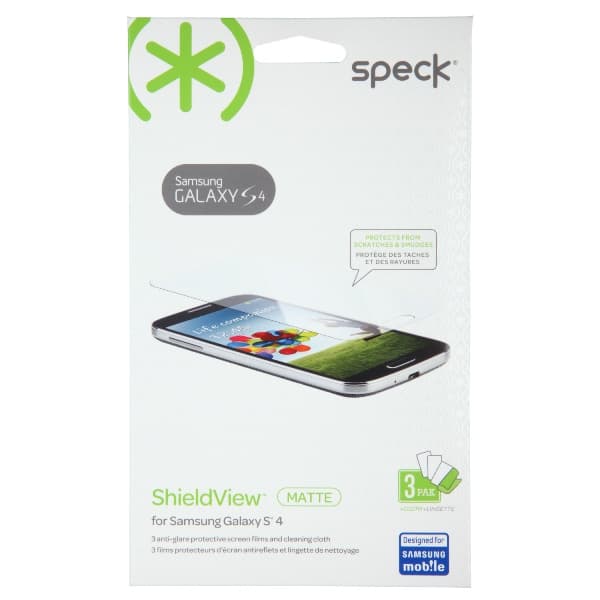 Speck ShieldView Matte - Screen protector for Samsung Galaxy S4 (3 pcs) 2