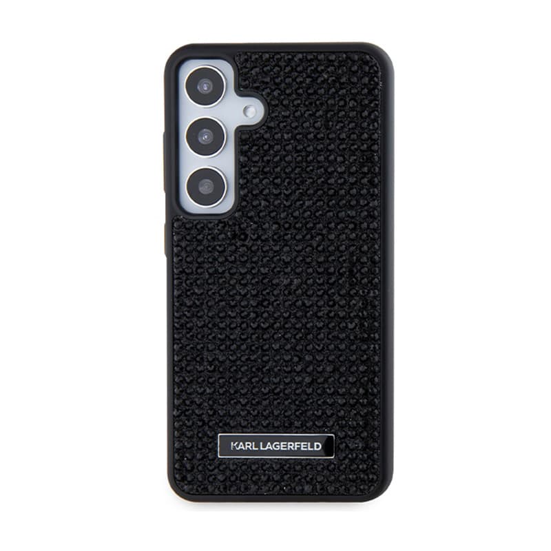 Karl Lagerfeld Rhinestone Metal Logo - Case for Samsung Galaxy S24+ (black) 3