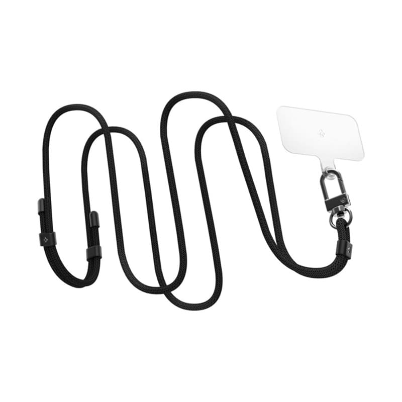 Spigen Universal Strap Set Crossbody & Wrist - Shoulder + Wrist Phone Strap (Black) 4