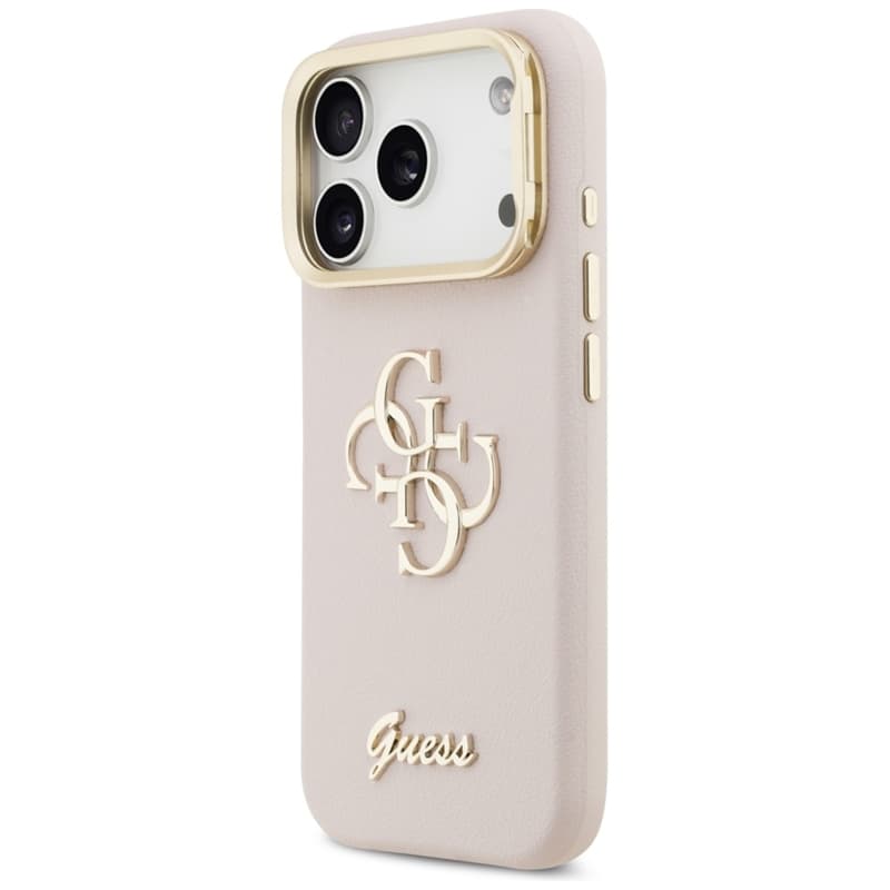 Guess Grained Big 4G & Stand Camera - Case iPhone 17 Pro (pink) 2