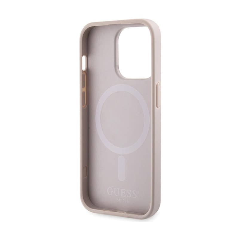 Guess 4G Printed Stripes MagSafe - iPhone 15 Pro Case (pink) 7