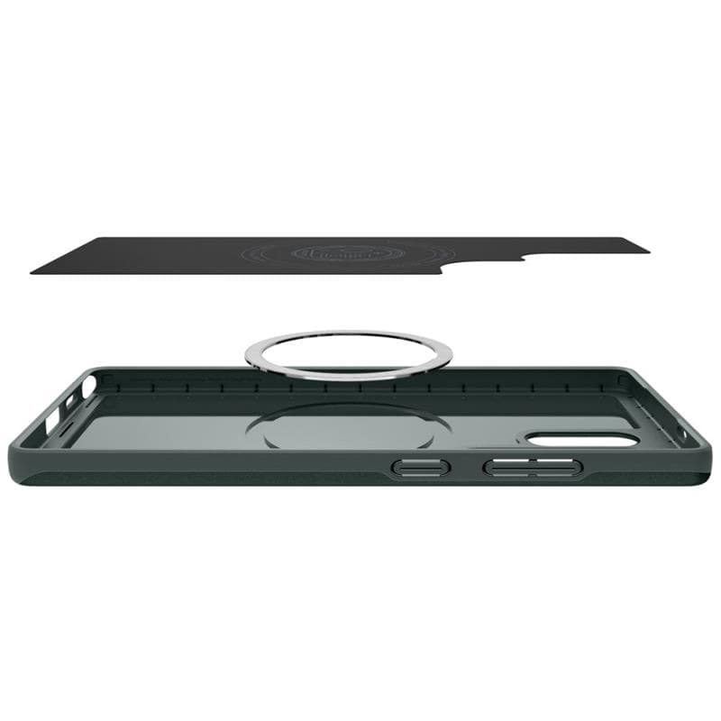 Spigen Thin Fit Mag MagSafe - Case for Samsung Galaxy S25 Ultra (Abyss Green) 8
