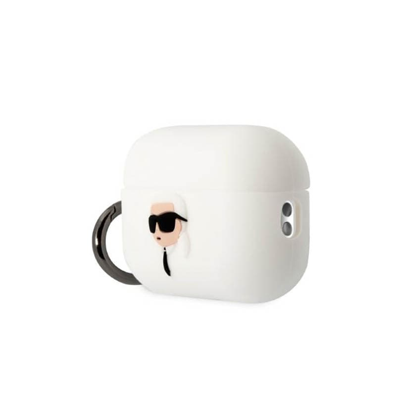 Karl Lagerfeld Silicone NFT Karl Head 3D - AirPods Pro 2 Case (white) 3