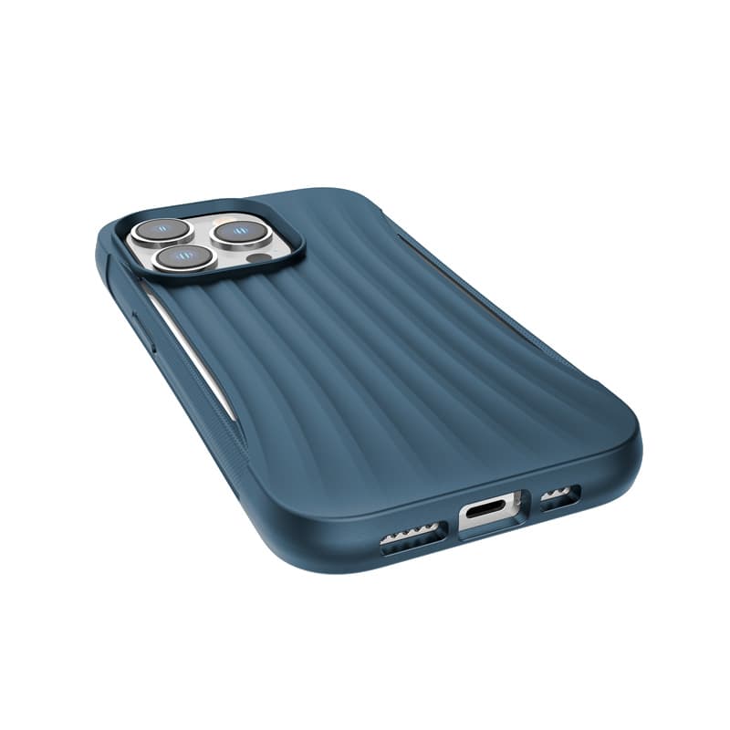 X-Doria Raptic Clutch - Biodegradable case for iPhone 14 Pro (Drop-Tested 3m) (Blue) 2