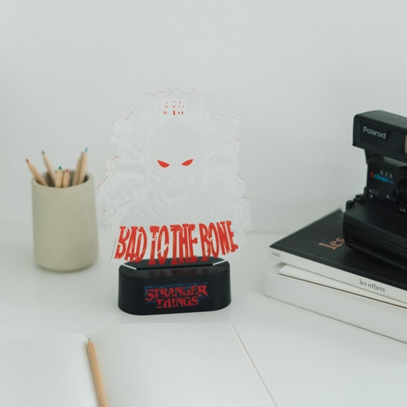 Stranger Things - Bad To The Bone LED night lamp (16 x 24 cm) 5