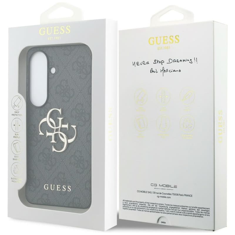 Guess 4G Big Metal Logo - Samsung Galaxy S26+ Case (Black) 8