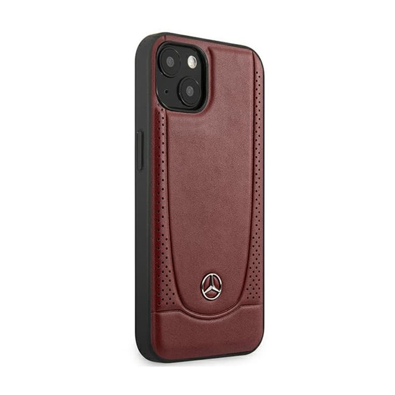 Mercedes Leather Urban Line - Case for iPhone 15 (red) 4