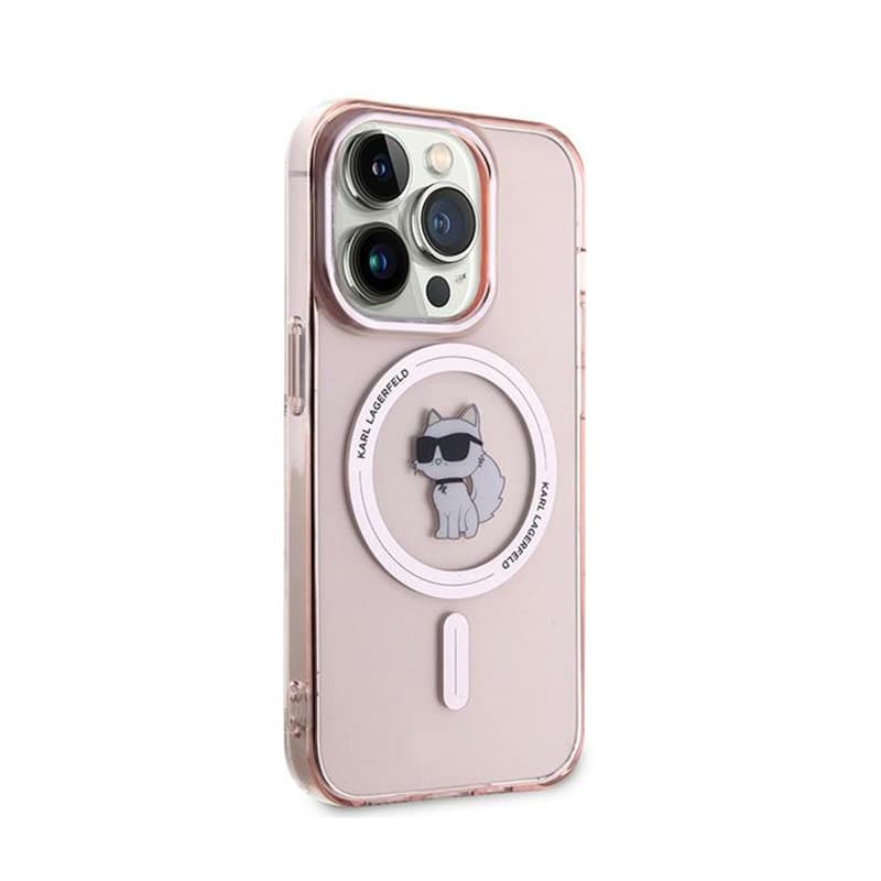 Karl Lagerfeld IML Choupette MagSafe - Case for iPhone 14 Pro Max (Pink) 4
