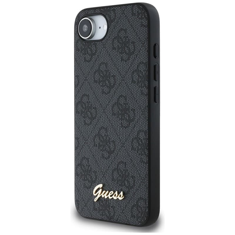Guess 4G Script Logo MagSafe - Case for iPhone 16e (black) 2