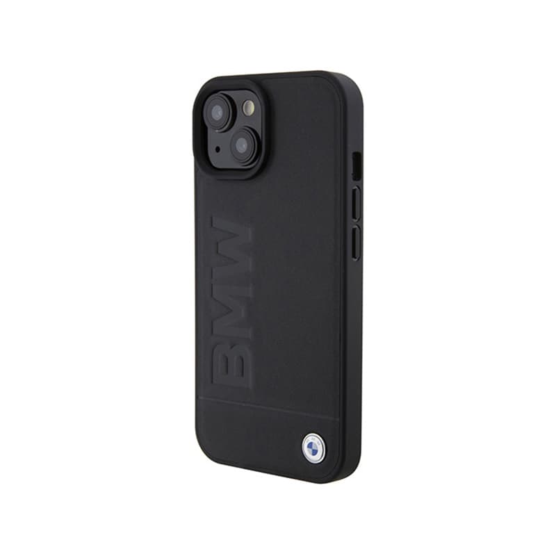 BMW Leather Hot Stamp MagSafe - iPhone 15 Case (Black) 2