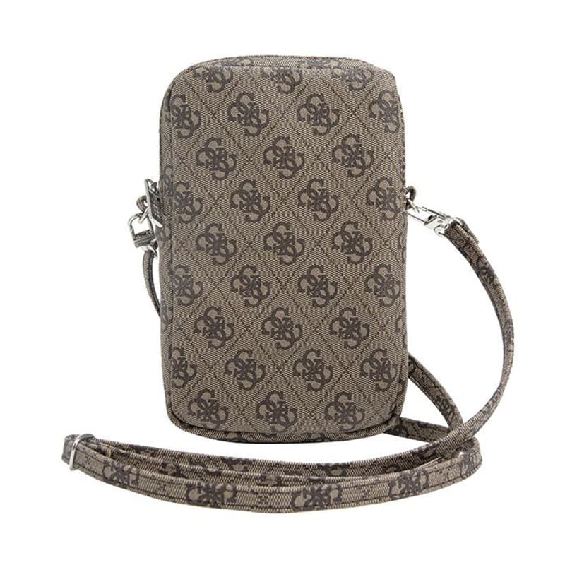 Guess Zip 4G Triangle - Phone bag (brown) 4