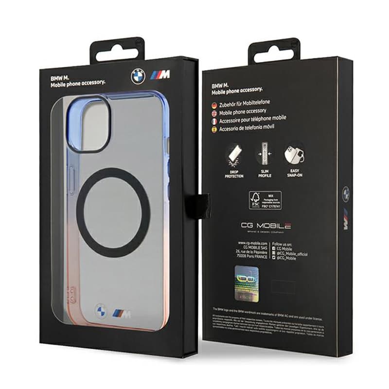 BMW Gradient Bumper MagSafe - Case for iPhone 14 (Grey) 8