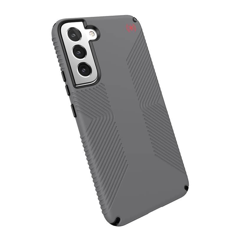 Speck Presidio2 Grip - Case for Samsung Galaxy S22+ with MICROBAN (Graphite Grey/Black 8