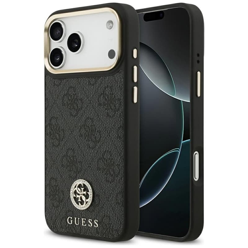 Guess 4G Strass Logo MagSafe - Case iPhone 17 Pro Max (black) 1