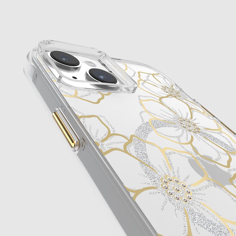 Case-Mate Floral Gems MagSafe - iPhone 15 Plus Case (Gold) 7