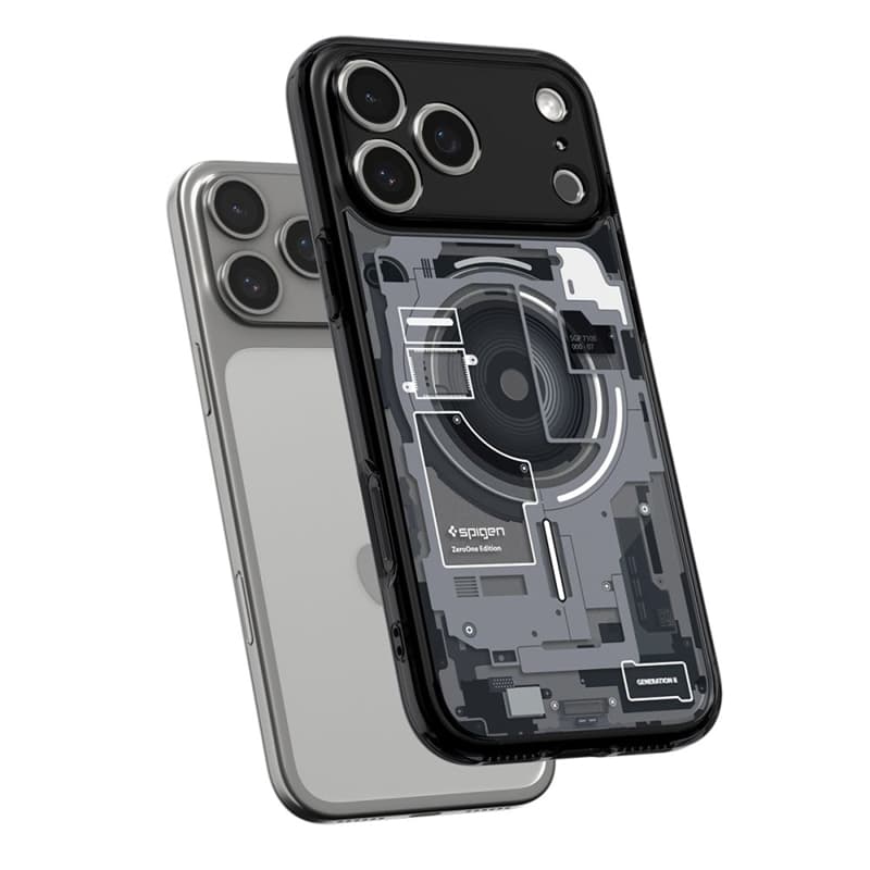 Spigen Ultra Hybrid Mag MagSafe - Case for iPhone 17 Pro Max (Zero One Black) 5