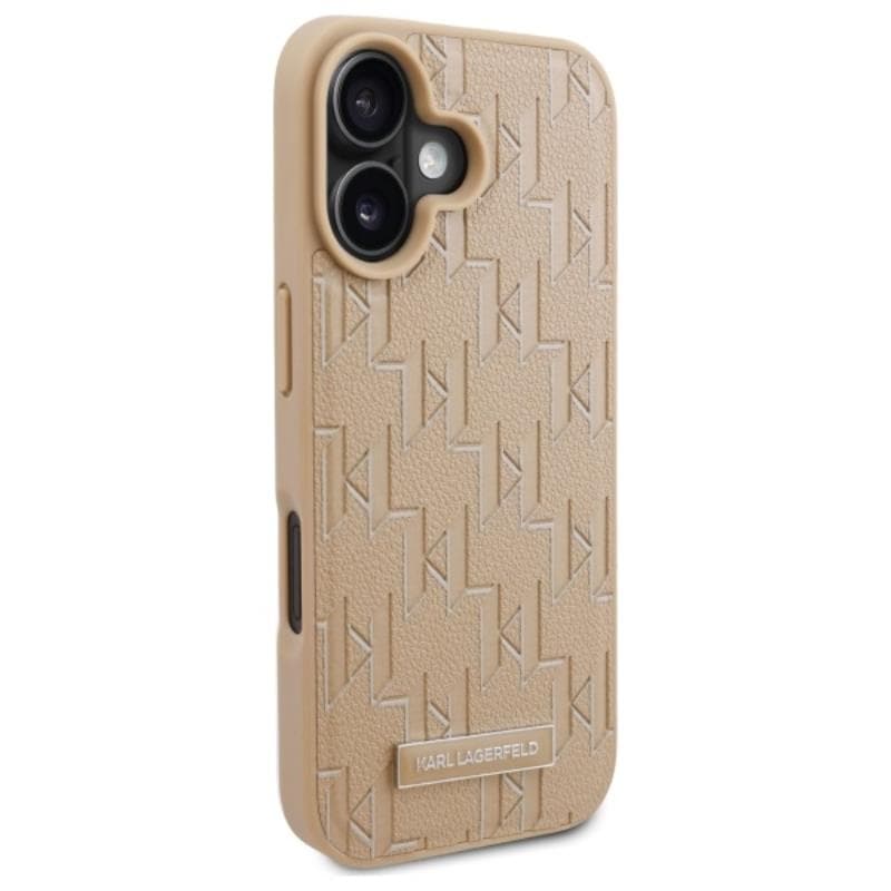 Karl Lagerfeld Hot Stamp MagSafe - Case for iPhone 16 (beige) 4