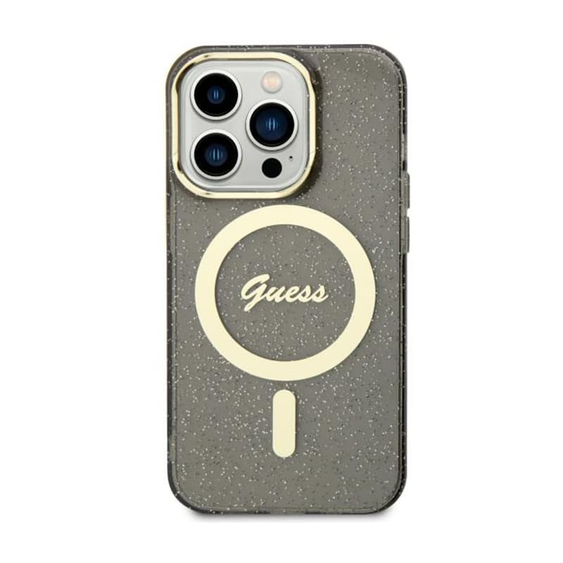 Guess Glitter Gold MagSafe - Case for iPhone 11 (Black) 1