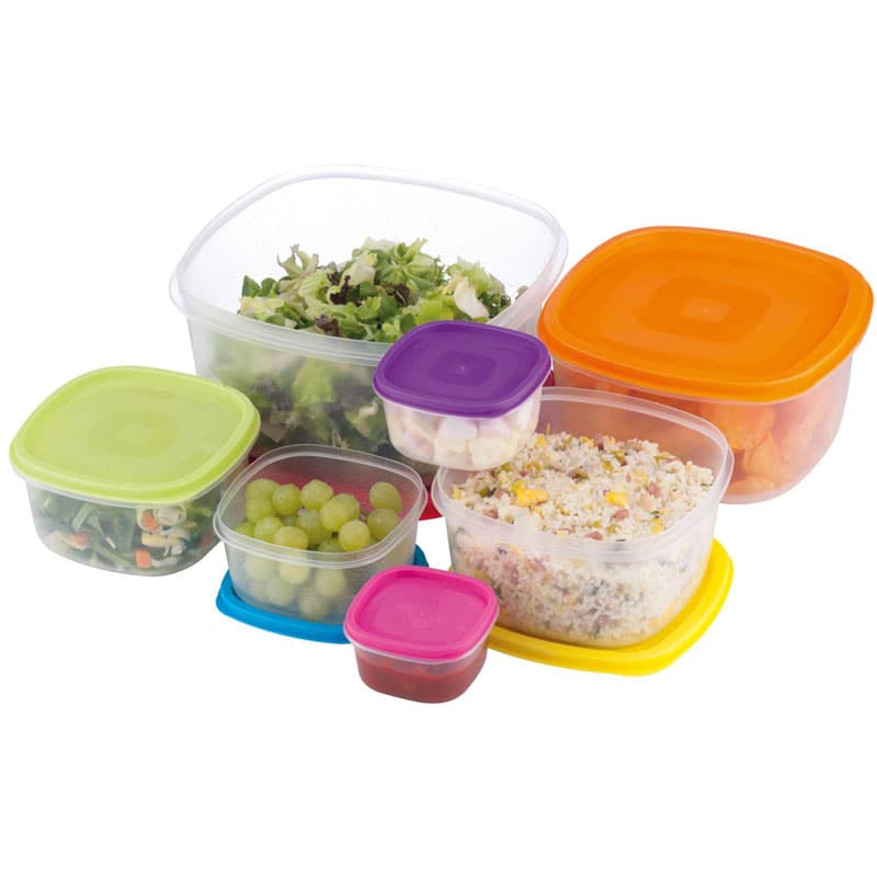 Set of 7 food storage containers 2