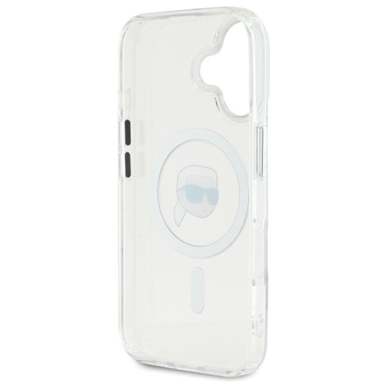Karl Lagerfeld IML Metal Karl Head MagSafe - Case for iPhone 16 (white) 7