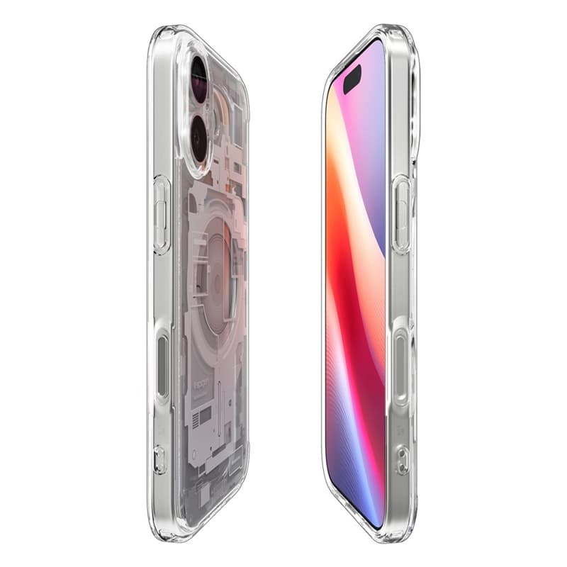 Spigen Ultra Hybrid Mag MagSafe - Case for iPhone 17 (Zero One White)   6