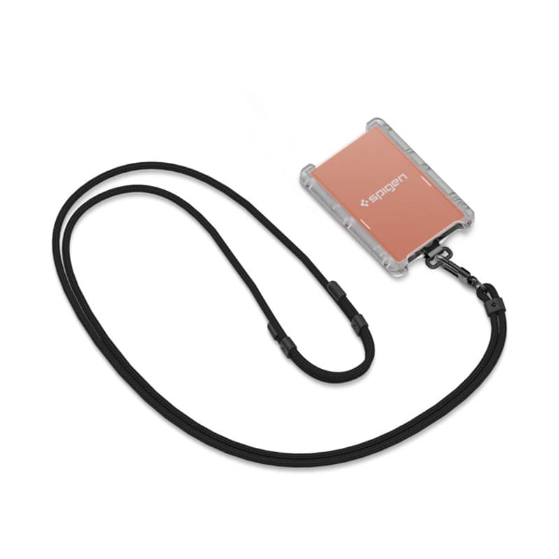 Spigen Universal Strap Set Crossbody & Wrist - Shoulder + Wrist Phone Strap (Black) 6