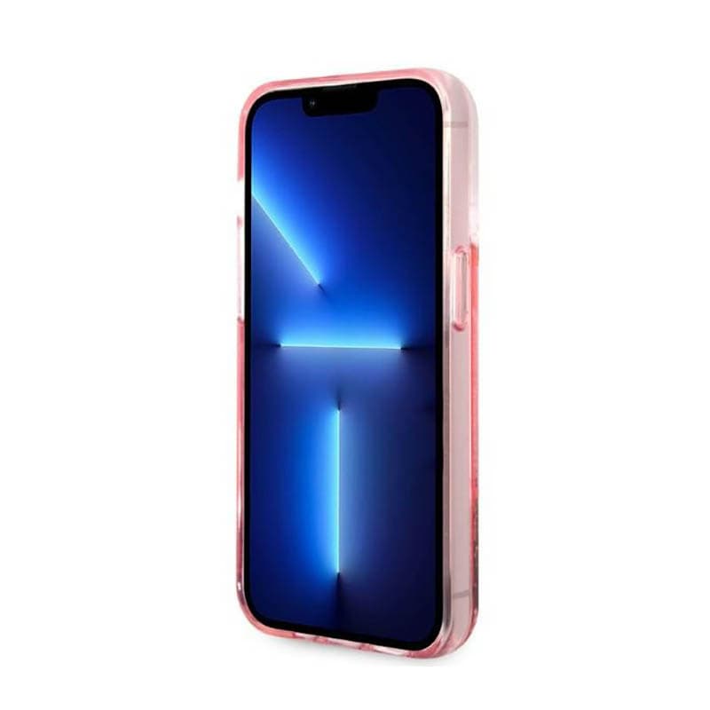 Karl Lagerfeld Liquid Glitter Big Logo Case - Case for iPhone 14 Pro (Pink) 5