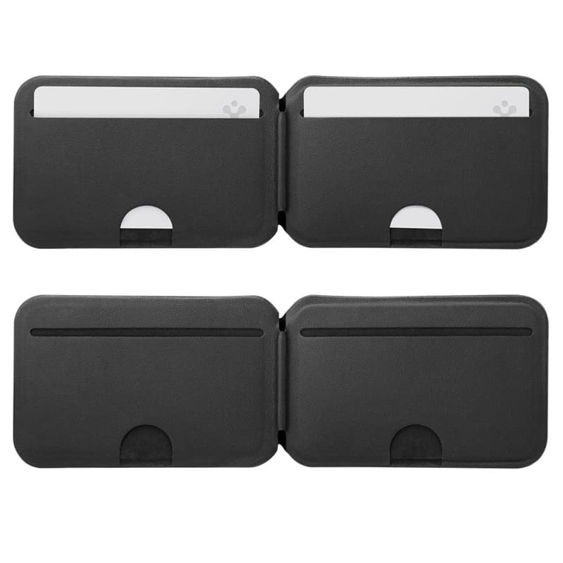 Spigen Slim Fold S314-4 MagSafe - Magnetic Wallet with Stand Function (Black) 6