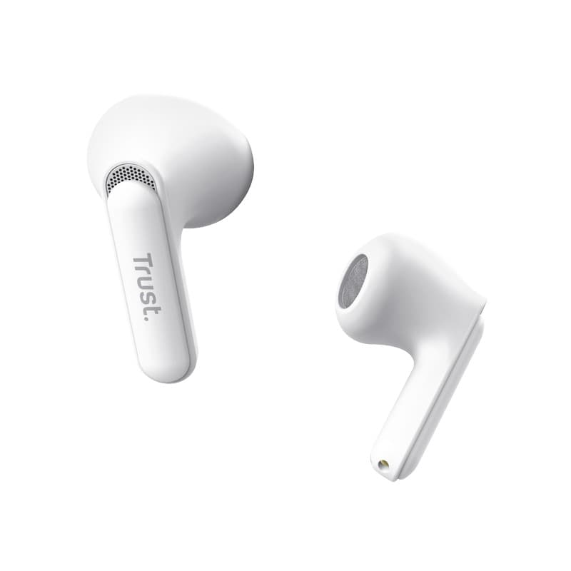 Trust Yavi - Wireless Earbuds Bluetooth TWS with Charging Case & ENC (White) 2
