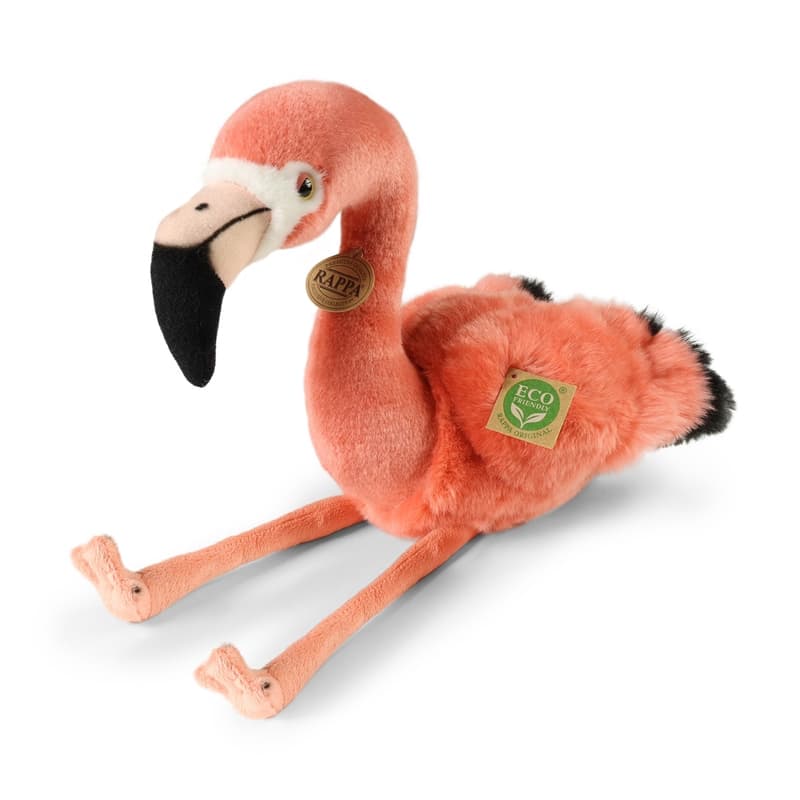 Rappa - Plush realistic flamingo stuffed animal 36 cm Eco-Friendly 1