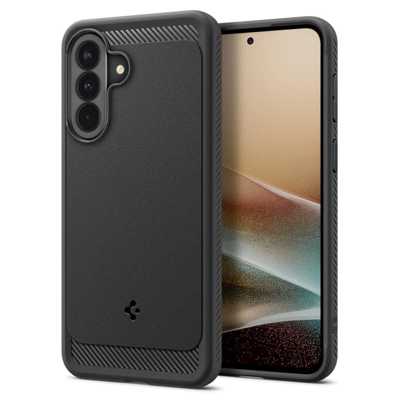 Spigen Rugged Armor - Case for Samsung Galaxy A37 5G (Matte Black)