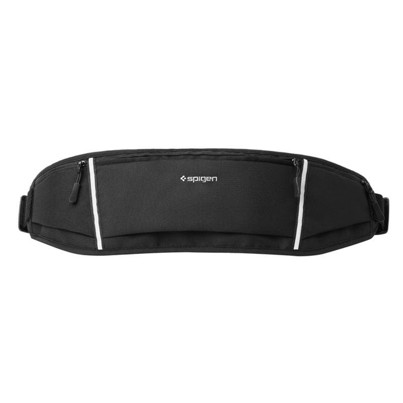 Spigen A710 Dynamic Shield Waist Bag - Sports Waist Bag / Belt Bag for Smartphone up to 6.9" (Black) 3