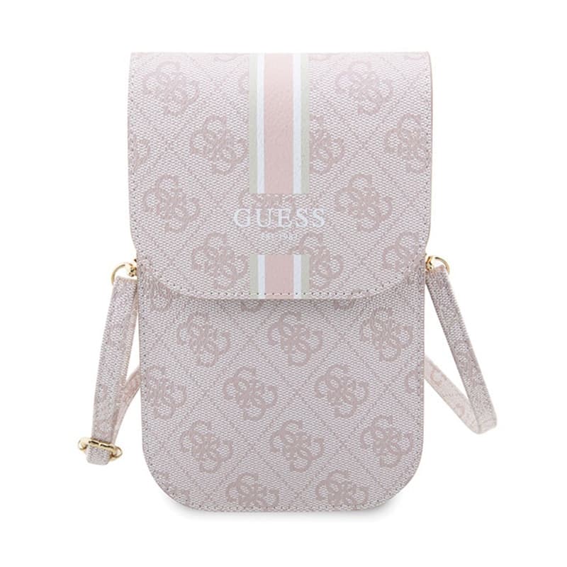 Guess 4G Stripes - Crossbody phone bag (pink) 2