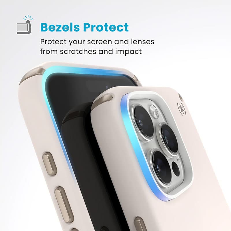 Speck Presidio2 Pro ClickLock & MagSafe - iPhone 16 Pro Max Case (Bleached Bone / Heirloom Gold / Hazel Brown) 5