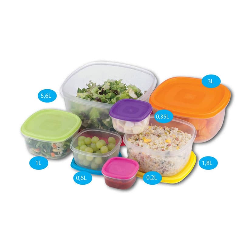 Set of 7 food storage containers 3